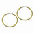 Stainle Steel Gold IP plated 40mm Hoop Earrings