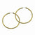 Stainle Steel Gold IP plated 48mm Hoop Earrings