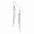 Stainle Steel Polished Fancy Dangle Earrings