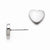 Stainle Steel Small Heart Post Earrings