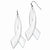 Stainle Steel Shepherd Hook Dangle Earrings