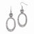 Stainle Steel Antiqued Shepherd Hook Dangle Earrings