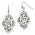 Stainle Steel Shepherd Hook Dangle Polished Earrings