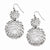 Stainle Steel Multi-Circle Shepherd Hook Polished Dangle Earrings