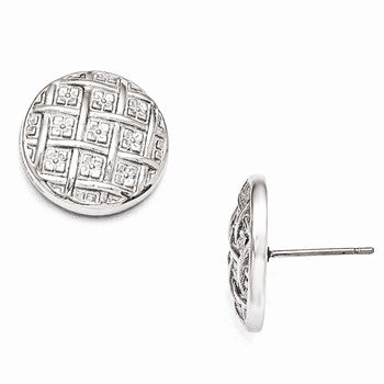 Stainle Steel Polished Post Earrings