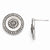 Stainle Steel Polished Mother of Pearl/Druzy/Crystal Post Earrings