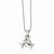 Stainless Steel Polished & Antiqued Celtic Knot Necklace