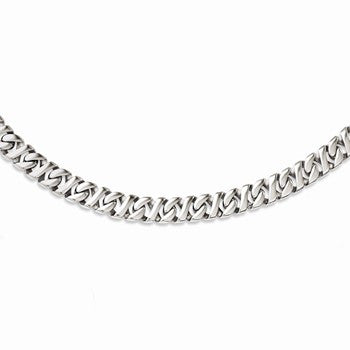 Stainless Steel Polished Link Necklace