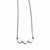 Stainless Steel Triple Heart Necklace