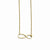 Stainless Steelfinity Yellow Ip-Plated Polished Necklace