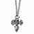 Stainless Steel Cross Skull Necklace