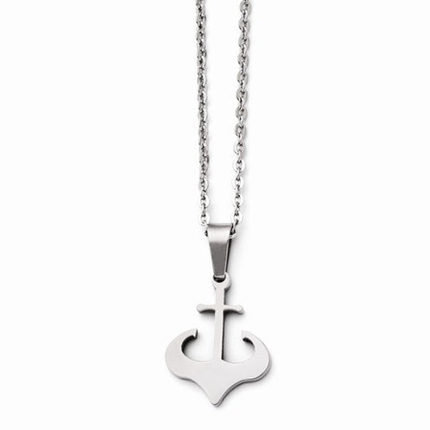 Stainless Steel Anchor Chain Necklace