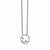 Stainless Steel Polished Four Leaf Clover Necklace