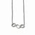 Stainless Steel Polished CZ Necklace