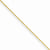 Stainless Steel Yellow Rhodium Over Brass Plated Ball Chain