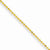 Stainless Steel Yellow Rhodium Over Brass Plated Ball Chain
