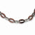 Stainless Steel Chocolate Ip Plated Fancy Necklace