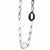 Stainless Steel Black Ip Plated Fancy Link Necklace