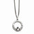 Stainless Steel Claddagh Pendant On Necklace