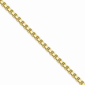 Stainless Steel Ion Plating Gold-Plated Box Chain