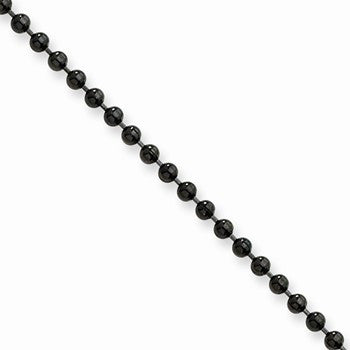 Stainless Steel Ion Plating Black-Plated Ball Chain