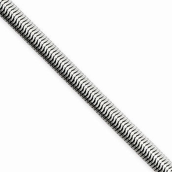 Stainless Steel Flat Snake Chain