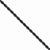 Stainless Steel Ion Plating Black-Plated Rope Chain