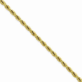 Stainless Steel Ion Plating Gold-Plated Rope Chain