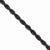 Stainless Steel Ion Plating Black-Plated Rope Chain