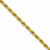 Stainless Steel Ion Plating Gold-Plated Rope Chain