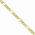 Stainless Steel Ion Plating Gold-Plated Figaro Chain