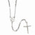Stainless Steel Bead Rosary Necklace
