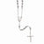Stainless Steel Bead Rosary Necklace