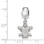 William And Mary Small Charm Dangle Bead in Sterling Silver