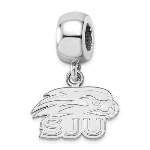 Sterling Silver LogoArt Saint Joseph'S University Dangle Bead Charm Bead