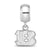 NFL Cincinnati Bengals Extra Small Charm Dangle Bead Charm in Sterling Silver