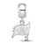 NFL Tampa Bay Buccaneers Small Charm Dangle Bead Charm in Sterling Silver