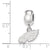 NFL Philadelphia Eagles Small Charm Dangle Bead Charm in Sterling Silver