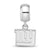 NFL New York Giants Small Charm Dangle Bead Charm in Sterling Silver