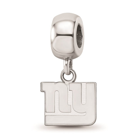 Sterling Silver NFL LogoArt New York Giants Small Dangle Bead Charm