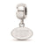 Sterling Silver NFL LogoArt New York Jets Small Dangle Bead Charm