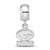 NFL LogoGreen Bay Packers Extra Small Charm Dangle Bead Charm in Sterling Silver