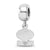 NFL LogoGreen Bay Packers Extra Small Charm Dangle Bead Charm in Sterling Silver