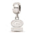 Sterling Silver NFL LogoGreen Bay Packers Extra Small Dangle Bead Charm