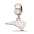 Sterling Silver NFL LogoArt New England Patriots Small Dangle Bead Charm