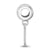 NFL Oakland Raiders Small Charm Dangle Bead Charm in Sterling Silver
