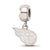 Sterling Silver NFL LogoArt Tennessee Titans Small Dangle Bead Charm