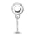 Bowling Green State University Xs Charm Dangle Bead Charm in Sterling Silver