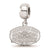 Sterling Silver LogoArt Jacksonville State U. Small Dangle Bead