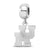 University of Houston Small Charm Dangle Bead in Sterling Silver